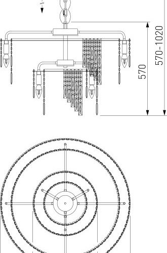Подвесная люстра Eurosvet Blitz 60160 хром Подвесная люстра Eurosvet Blitz 60160 хром