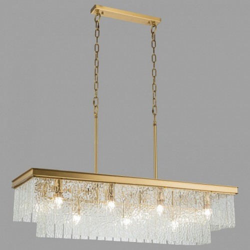 Подвесная люстра Belfast Harland 6308-10C BR CL Подвесная люстра Belfast Harland 6308-10C BR CL