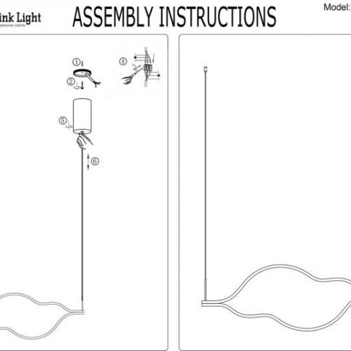 Подвес Kink Light Линн черный 08258-100,19P