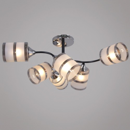 Потолочная люстра  45360-0.3-06 BK+CR