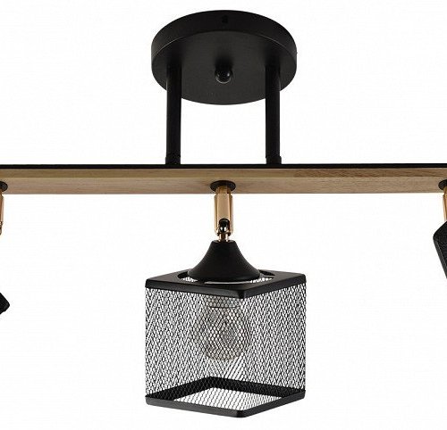 Спот Reluce 01591-3.3-03B BK+FGD+WOOD Спот Reluce 01591-3.3-03B BK+FGD+WOOD