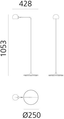 Торшер Artemide Ixa 1112020A Торшер Artemide Ixa 1112020A