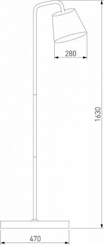 Торшер Eurosvet Montero 01135/1 белый