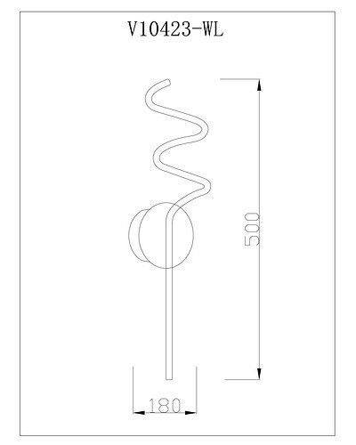 Бра Moderli Torino V10423-WL Бра Moderli Torino V10423-WL