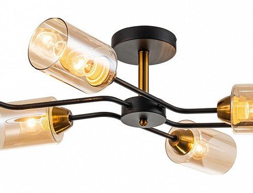Потолочная люстра Escada Vertigo 1131/6P Black/Gold