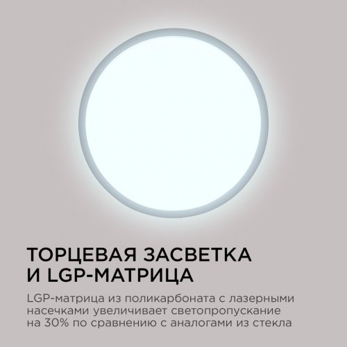 Настенно-потолочный светодиодный светильник Apeyron Spin 18-128