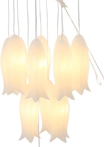 Подвесная люстра с цветами и птицами колибри Polly MZ121830-12-280