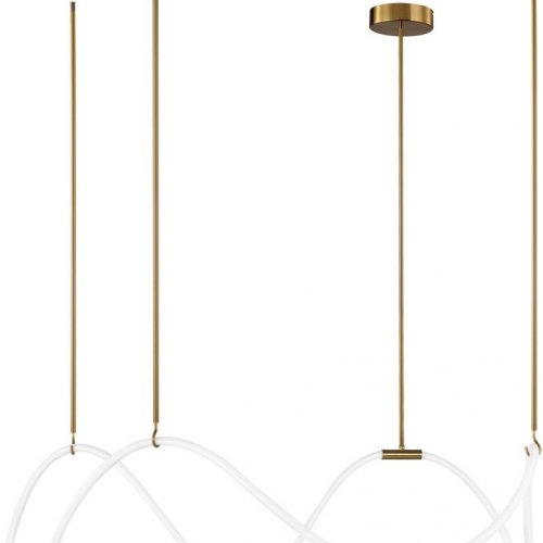 Потолочная люстра Thread 10388P/C Brass