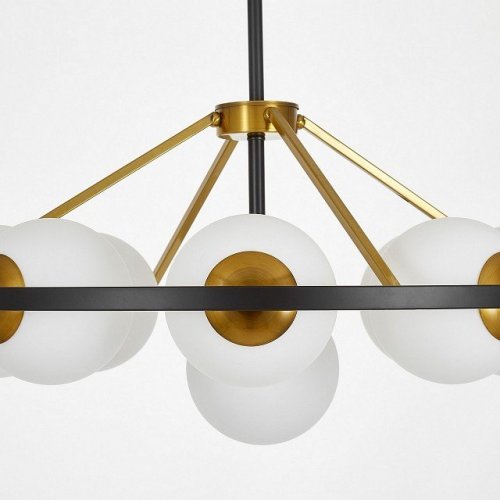 Подвесная люстра Lumina Deco Donzano LDP 8034-9 BK+WT