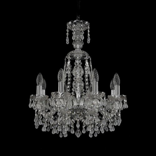 Подвесная люстра Bohemia Ivele Crystal 1410/8/160/XL-60/Ni/V0300 Подвесная люстра Bohemia Ivele Crystal 1410/8/160/XL-60/Ni/V0300
