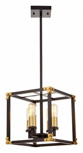 Подвесная люстра Lumina Deco Waldorf LDP 1140-4 BK+MD Подвесная люстра Lumina Deco Waldorf LDP 1140-4 BK+MD