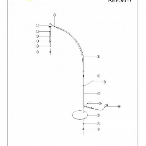 Торшер Mantra Africa 9417