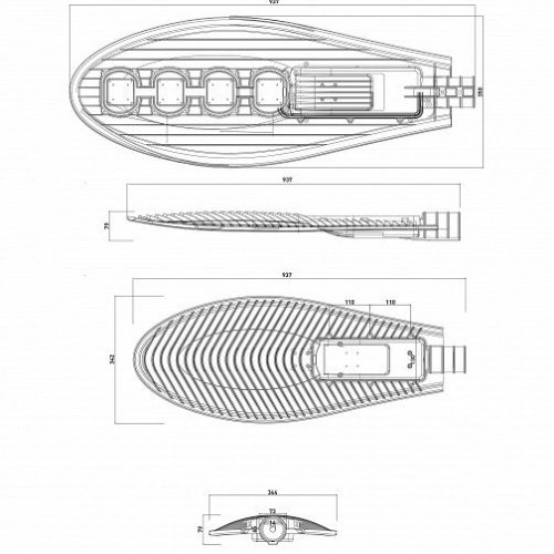 Уличный светодиодный светильник консольный ЭРА SPP-5-200-5K-W Уличный светодиодный светильник консольный ЭРА SPP-5-200-5K-W