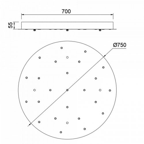 Подвесная люстра Mantra Boomerang 9377+9240 (24L)