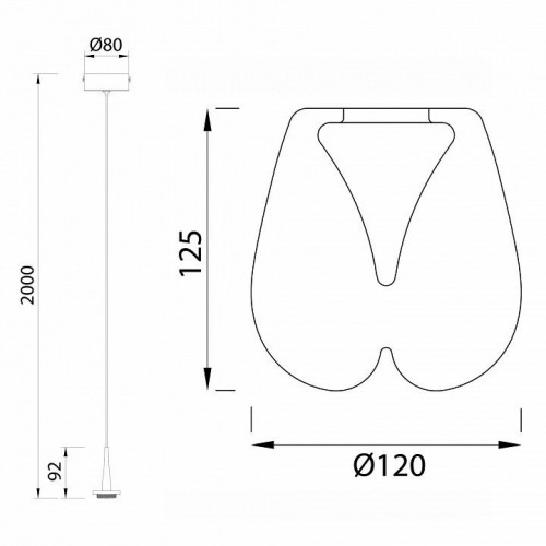 Подвесной светодиодный светильник Mantra Andromeda 8931+8942