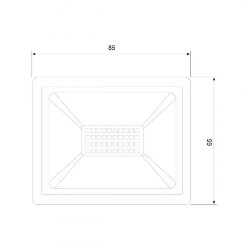 Прожектор светодиодный Elektrostandard Elementary 023 FL LED 20W 6500K IP65 a051939