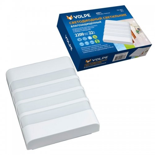 Потолочный светодиодный светильник (UL-00006710) Volpe ULW-Q280 22W/4000K/S01 IP65 White Потолочный светодиодный светильник (UL-00006710) Volpe ULW-Q280 22W/4000K/S01 IP65 White