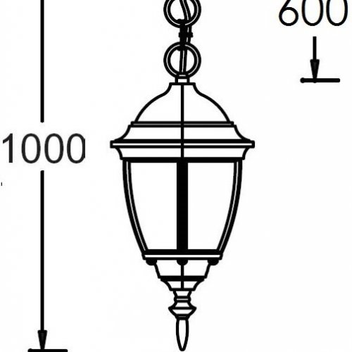 Уличный светильник подвесной Oasis Light ARSENAL S 91205S Bl Уличный светильник подвесной Oasis Light ARSENAL S 91205S Bl