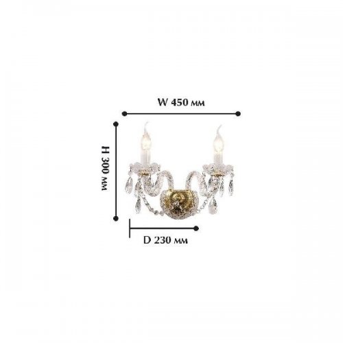 Бра Favourite Simone 1736-2W Бра Favourite Simone 1736-2W