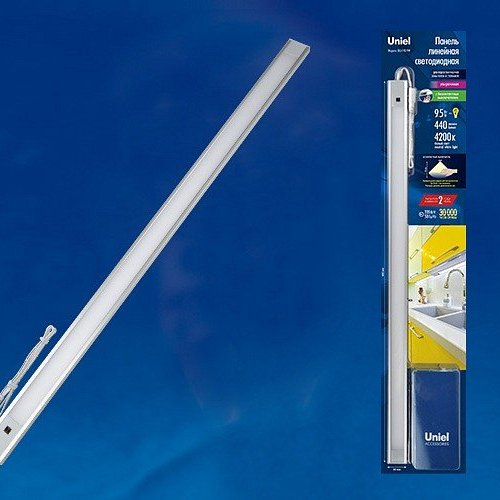 Мебельный светодиодный светильник (UL-00002882) Uniel ULI-F40-9W/4200K Sensor IP20 Silver