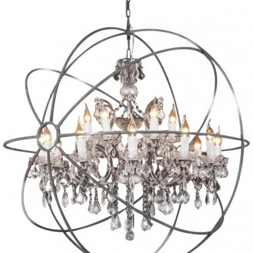 Подвесная люстра DeLight Collection Foucault S Orb 5014-D10 chrome Подвесная люстра DeLight Collection Foucault S Orb 5014-D10 chrome
