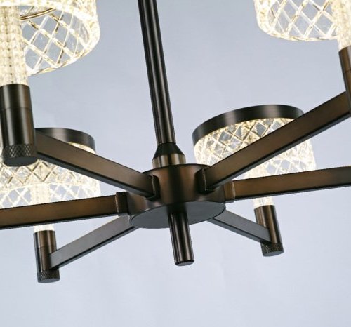 Подвесная люстра DeLight Collection Diamond cut MD21020075-8A matt black