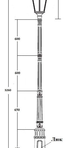 Наземный фонарь Oasis Light BREMEN 79832 E7 Bl Наземный фонарь Oasis Light BREMEN 79832 E7 Bl