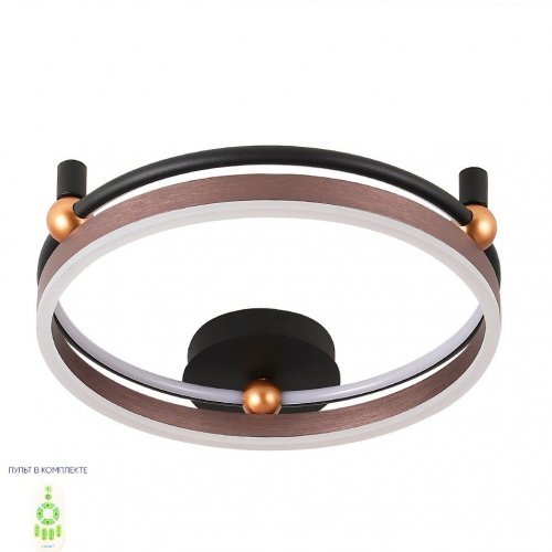 Потолочный светодиодный светильник Crystal Lux Fernando PL48W Led Coffee/Black Потолочный светодиодный светильник Crystal Lux Fernando PL48W Led Coffee/Black