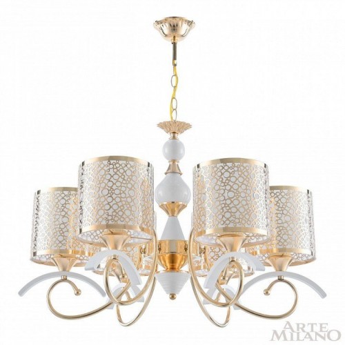 Подвесная люстра Arte Milano Florentia-9787 309787/6 Wh/Gd