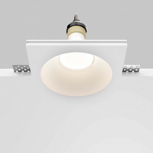 Встраиваемый светильник Maytoni Technical Gyps Modern DL129-GU10-01-W Встраиваемый светильник Maytoni Technical Gyps Modern DL129-GU10-01-W
