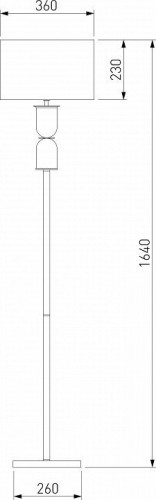 Торшер Eurosvet Caprera a063871