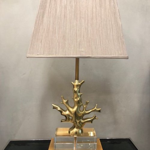 Интерьерная настольная лампа Table Lamp BT-1004 brass