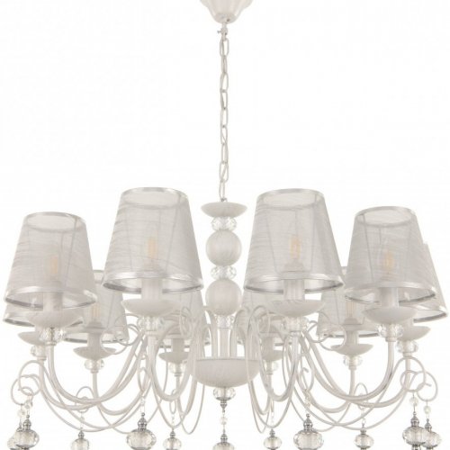 Подвесная люстра AM347620 347620/10 WT+SL Подвесная люстра AM347620 347620/10 WT+SL