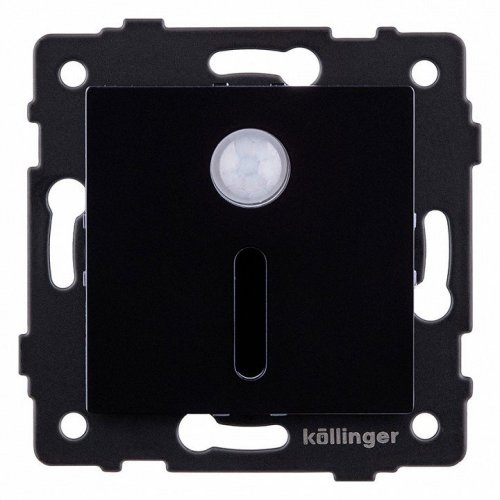 Заглушка для поста с подсветкой, без рамки Kollinger  REA-045BK