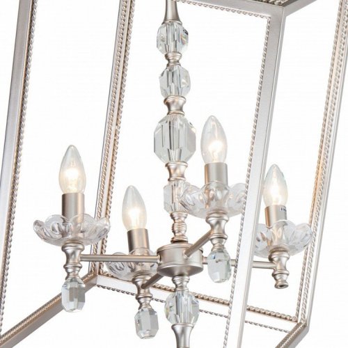 Подвесная люстра Lucia Tucci Inessa 3850.4 Silver