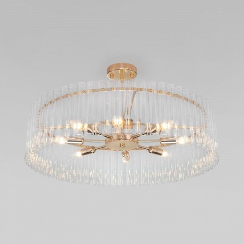 Люстра на штанге Bogate's Flamel 373/8 Smart золото