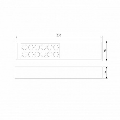 Потолочный светодиодный светильник Elektrostandard Tend 25114/LED a068850