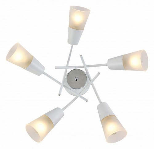 Люстра на штанге Escada Calla 1109/5P White