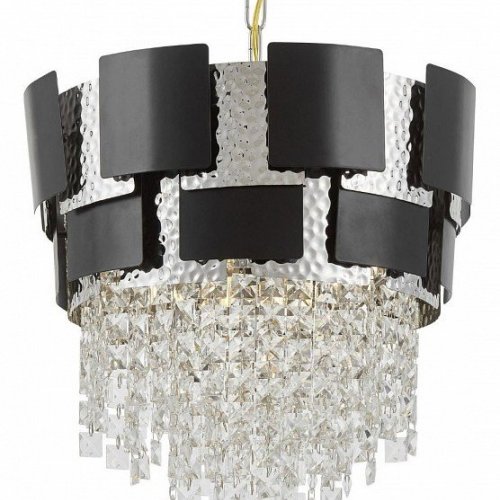 Подвесной светильник Lumina Deco Lumina Deco Kruvia LDP 7045-400 BK+CHR Подвесной светильник Lumina Deco Lumina Deco Kruvia LDP 7045-400 BK+CHR