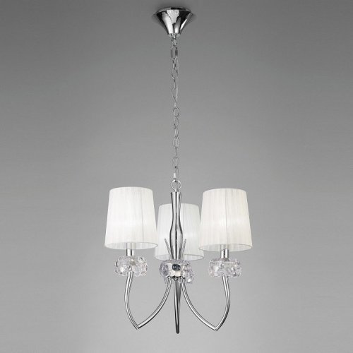 Подвесная люстра Mantra Loewe Chrome 4633
