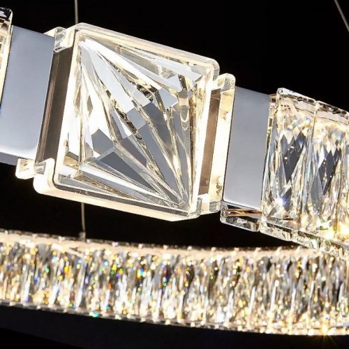 Подвесная люстра D8010 D8010P/R/D800 silver