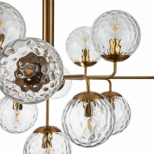 Люстра на штанге Indigo Cocoon 11008/13P Brass