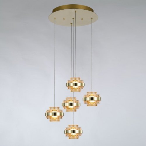 Подвесной светильник DeLight Collection Indiana MD22030002-5A gold/champagne Подвесной светильник DeLight Collection Indiana MD22030002-5A gold/champagne
