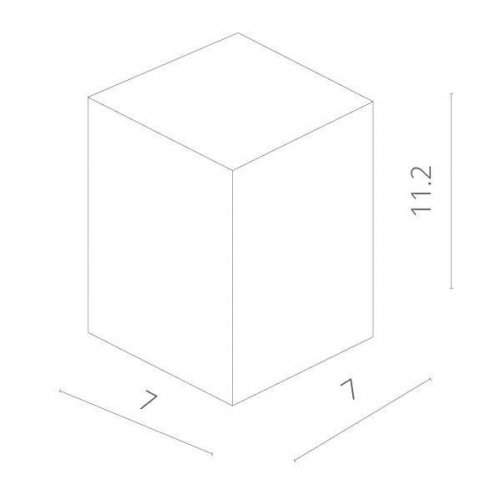 Точечный накладной светильник Arte Lamp Tubo A9264PL-1WH