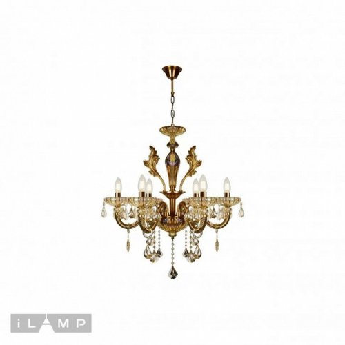 Подвесная люстра iLamp Asia 81069-6 BR Подвесная люстра iLamp Asia 81069-6 BR