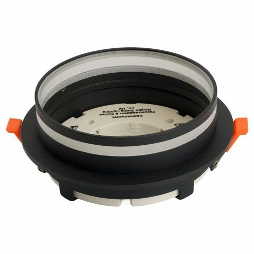 Светильник встраиваемый Feron DL702 LUNA потолочный GX70 черный круг 51098