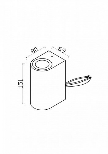Архитектурная подсветка Maytoni Slat O044WL-02B