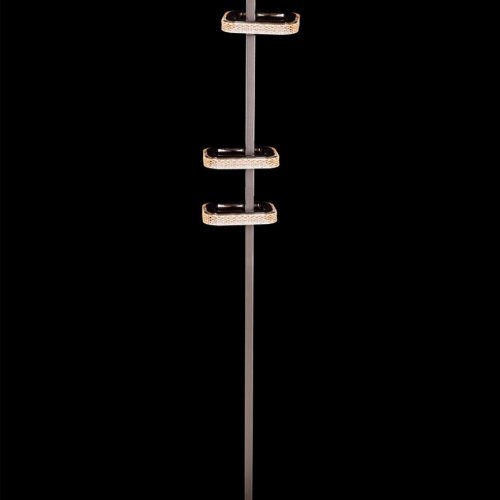 Торшер Theona LE7701/4F Grey/Black Chrome