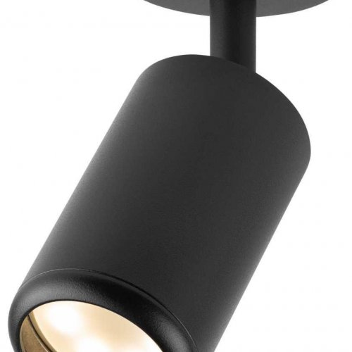 Светильник встраиваемый алюминиевый ЭРА KL106 BK под лампу MR16 GU10 черный матовый Б0061623