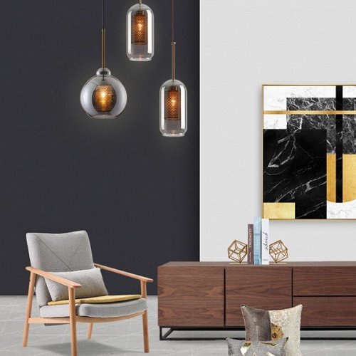 Подвесной светильник ImperiumLoft CATCH catch-smoky01